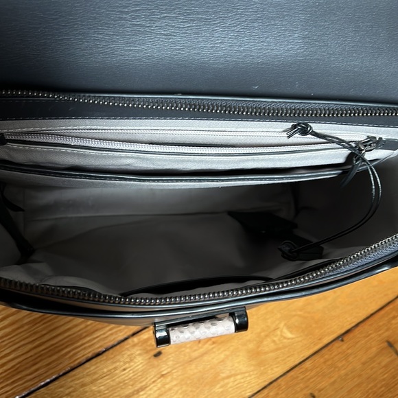 TUMI Genna Leather Backpack - Pepper - Picture 9 of 10